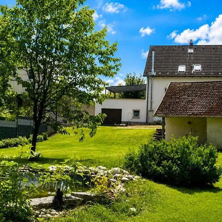 度假居 Modernes Haus Am Mit Garten 格拉芬韦赫尔